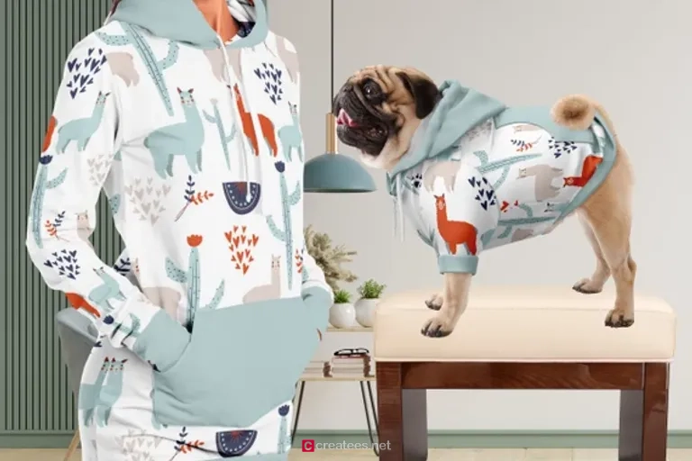 matching dog hoodie